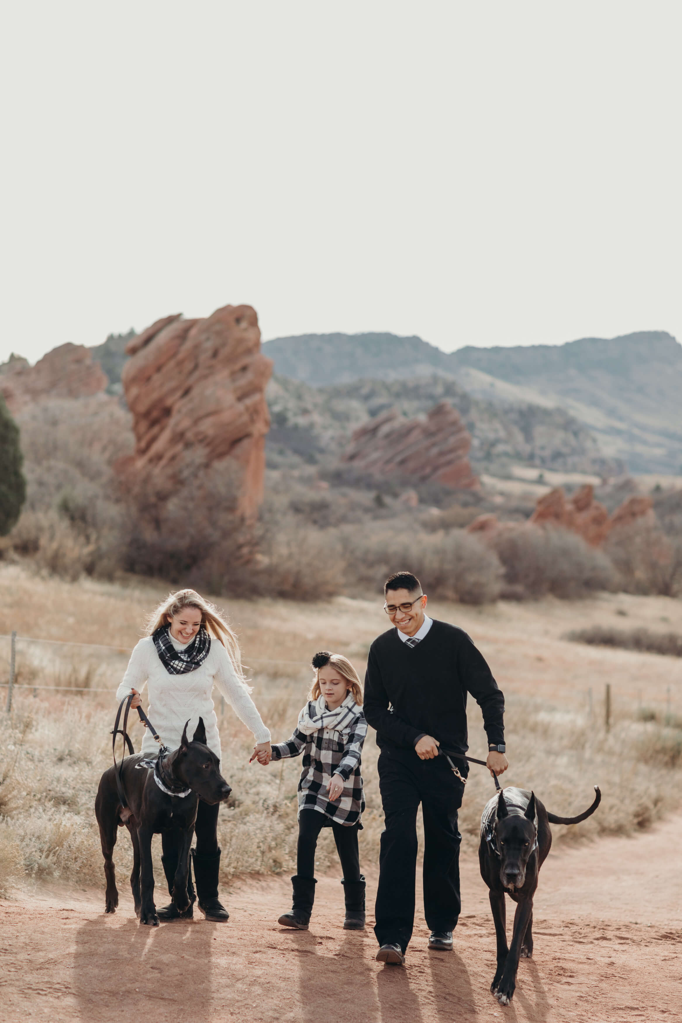 Family photography at the Denver Red Rocks