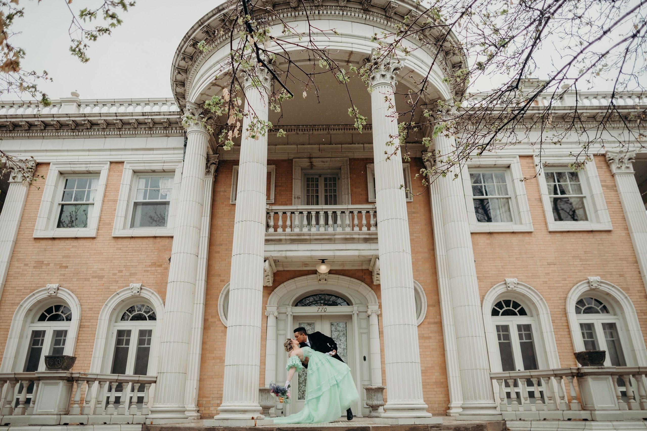 Grant Humphreys Mansion Wedding Editorial Bridgerton Inspired