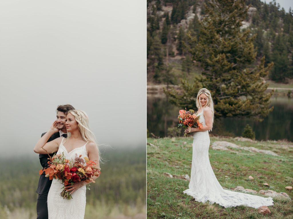 Rocky Mountain National Park Elopement, Lily Lake elopement, lily lake ceremony locations, rocky mountain national park ceremony locations, rocky mountain national park wedding photographer