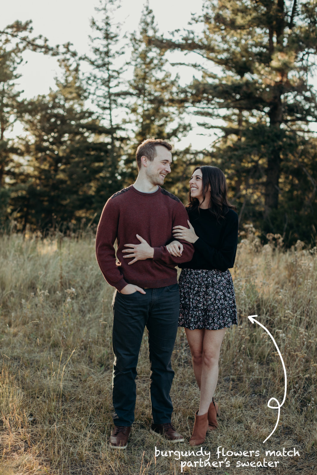 what to wear for engagement photos, engagement photos colorado, colorado engagement photographer, engagement session outfit inspiration, engagement session outfit ideas, outfits for engagement photos, fall outfit ideas, engagement session fall