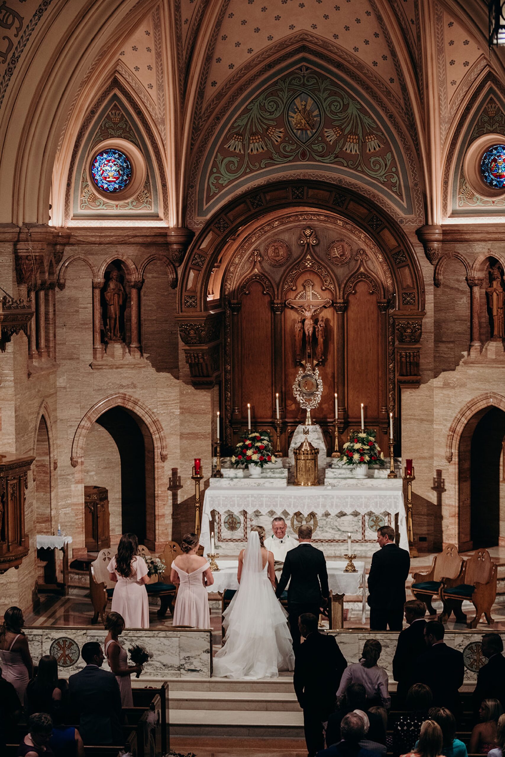 Holy Ghost Catholic Church Denver wedding ceremony