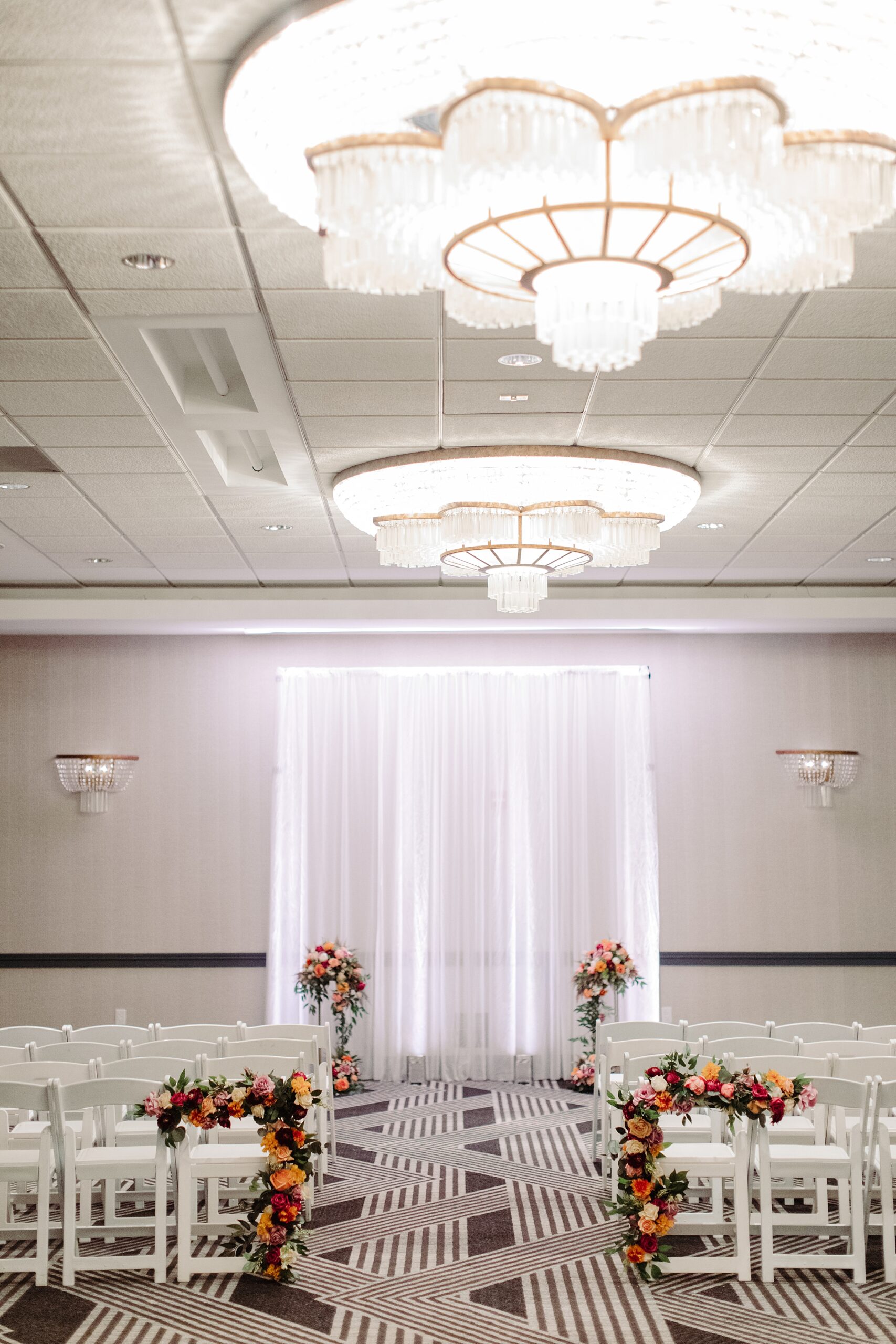 Omni Interlocken Resort indoor wedding ceremony 