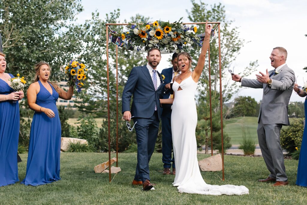 Omni interlocken wedding ceremony, Broomfield wedding photographer, Boulder wedding photographer