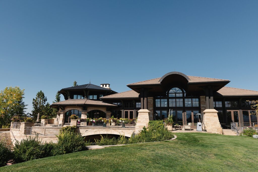 September wedding at Sanctuary Golf Course, wedding day inspiration, candid wedding day photos, timeless wedding photos, Colorado golf course wedding venue, strapless wedding dress, sage green bridesmaids dresses, pastel wedding floral inspiration, Colorado wedding photographer, Leah Goetzel Photography