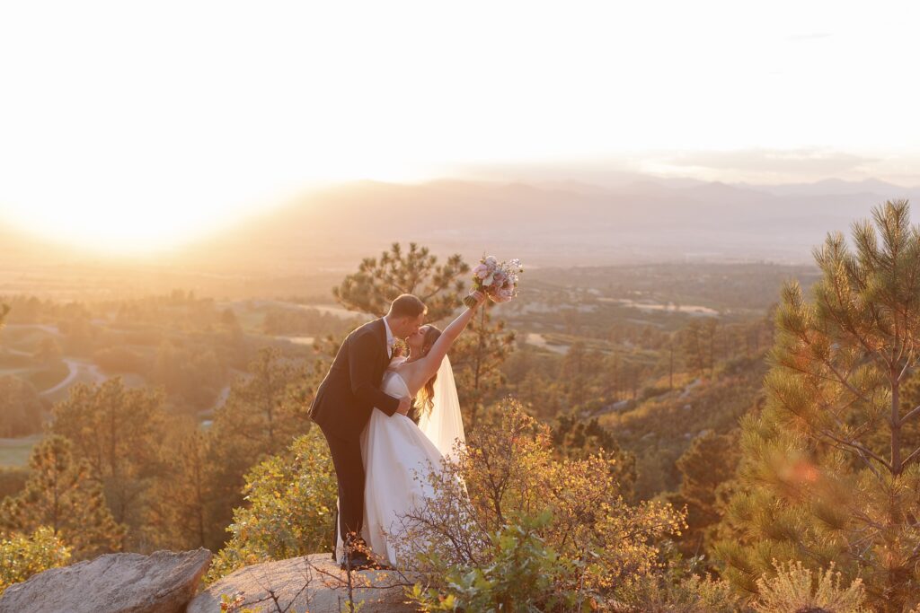 September wedding at Sanctuary Golf Course, wedding day inspiration, candid wedding day photos, timeless wedding photos, Colorado golf course wedding venue, strapless wedding dress, sage green bridesmaids dresses, pastel wedding floral inspiration, Colorado wedding photographer, Leah Goetzel Photography