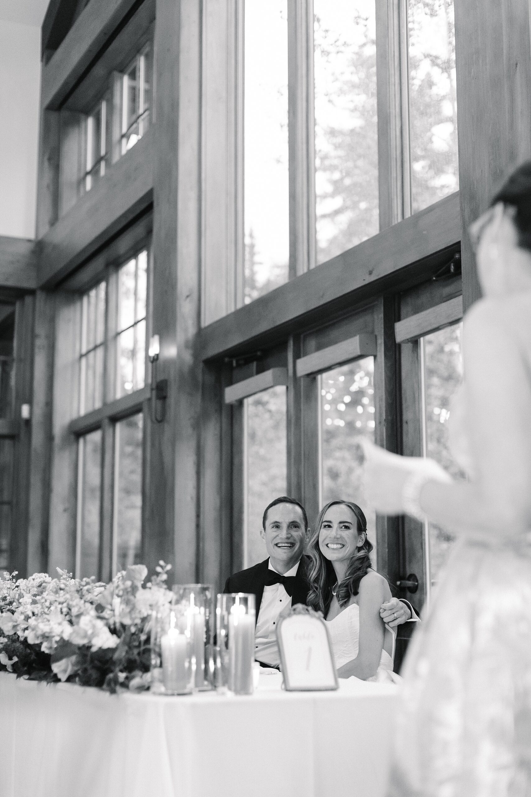 Reception details vail, pastel florals, glass reception venues, floor to ceiling windows wedding venue, chandelier weddings, vail wedding, donovan pavilion reception details