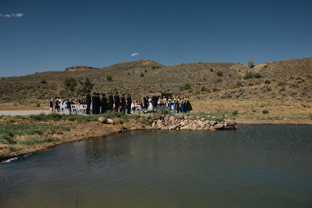 Summer wedding at 4 Eagle Ranch by Colorado wedding photographer, Leah Goetzel Photography